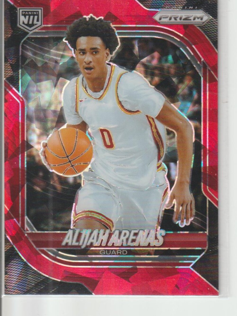 Alijah Arenas 2025-26 Panini Prizm Red Ice Prizm NIL Basketball #100